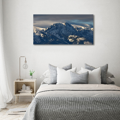 Tableau imprimé sur toile Giewont en hiver