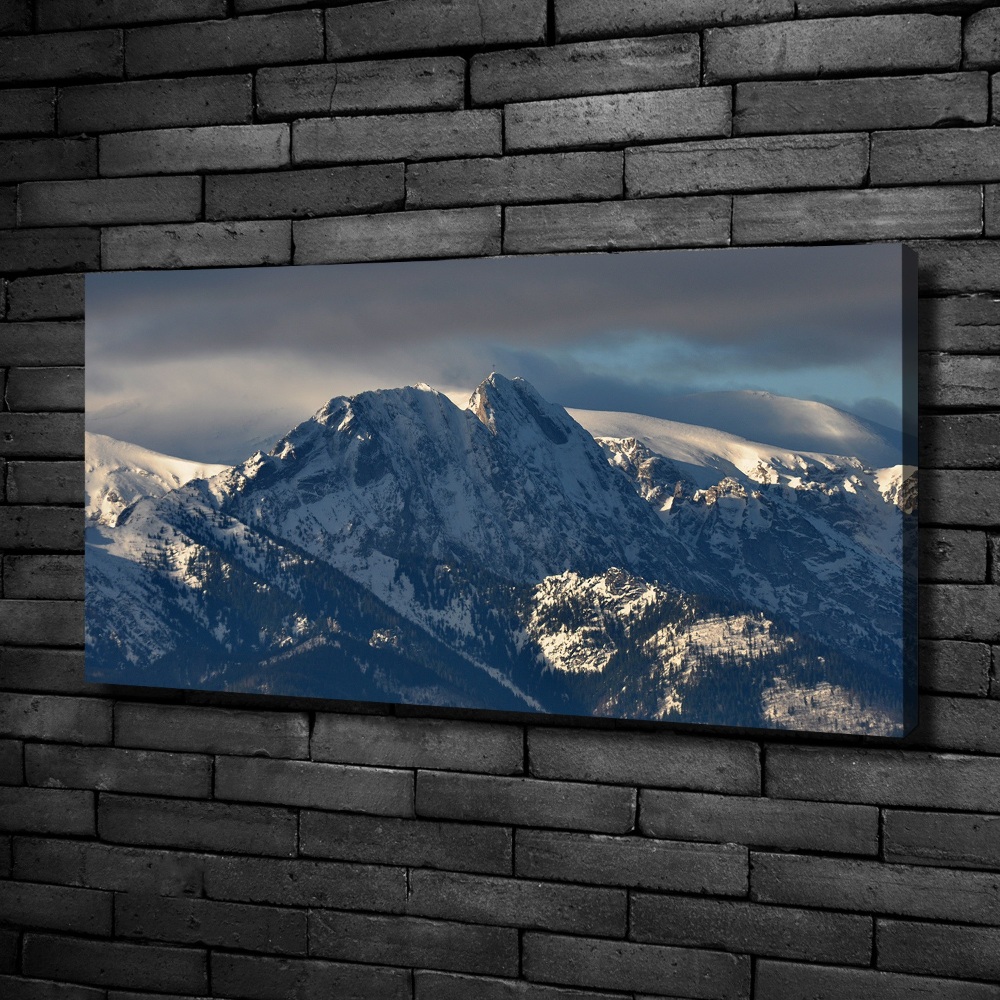 Tableau imprimé sur toile Giewont en hiver