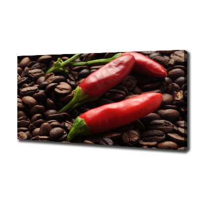 Tableau photo sur toile Piment et café