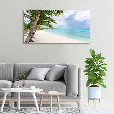 Tableau mural sur toile Plage tropicale