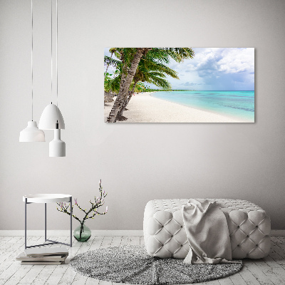 Tableau mural sur toile Plage tropicale