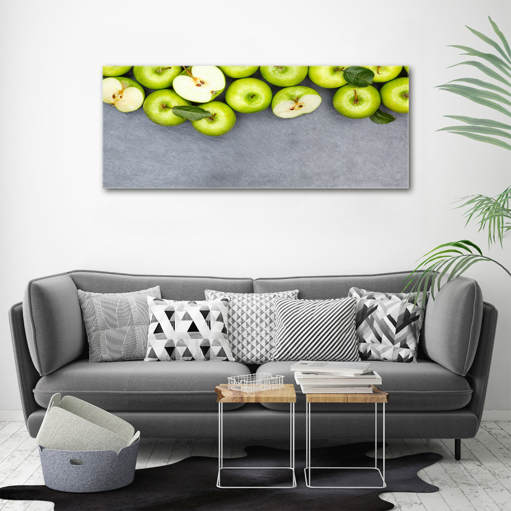 Tableau sur toile Pommes vertes