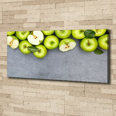 Tableau sur toile Pommes vertes