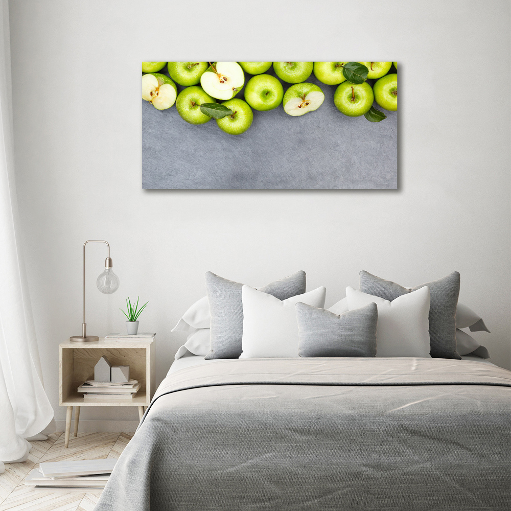 Tableau sur toile Pommes vertes