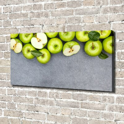 Tableau sur toile Pommes vertes