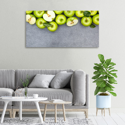 Tableau sur toile Pommes vertes