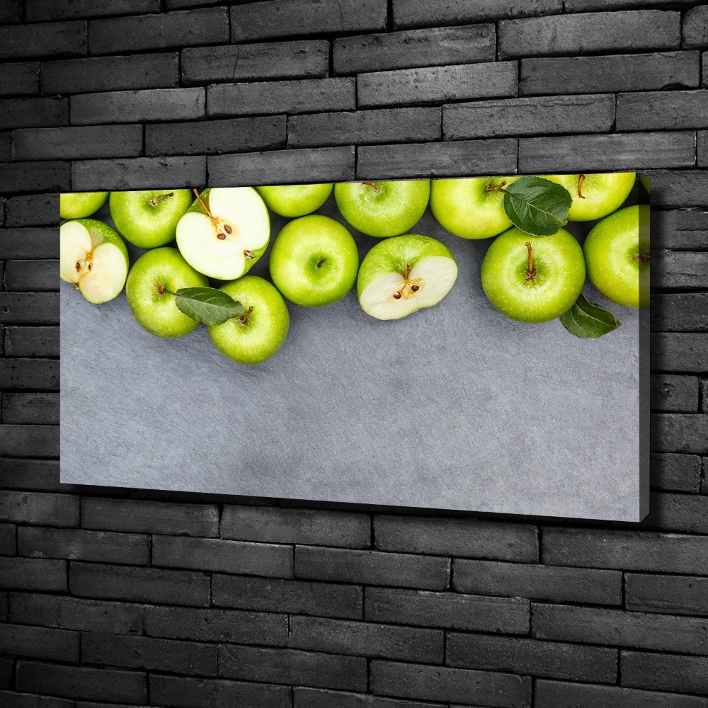 Tableau sur toile Pommes vertes