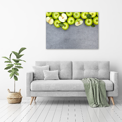 Tableau sur toile Pommes vertes