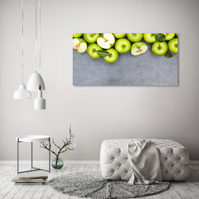 Tableau sur toile Pommes vertes