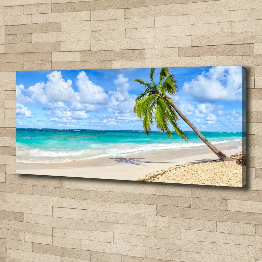 Tableau sur toile Plage tropicale