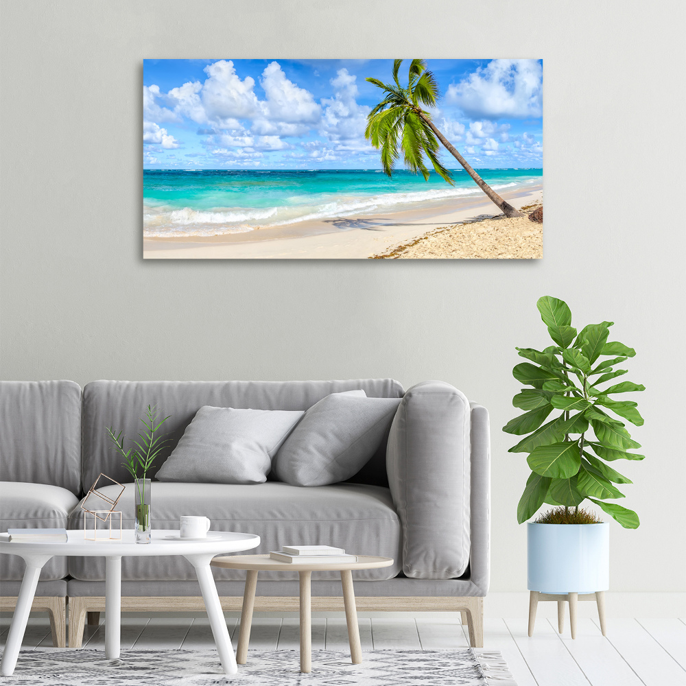 Tableau sur toile Plage tropicale