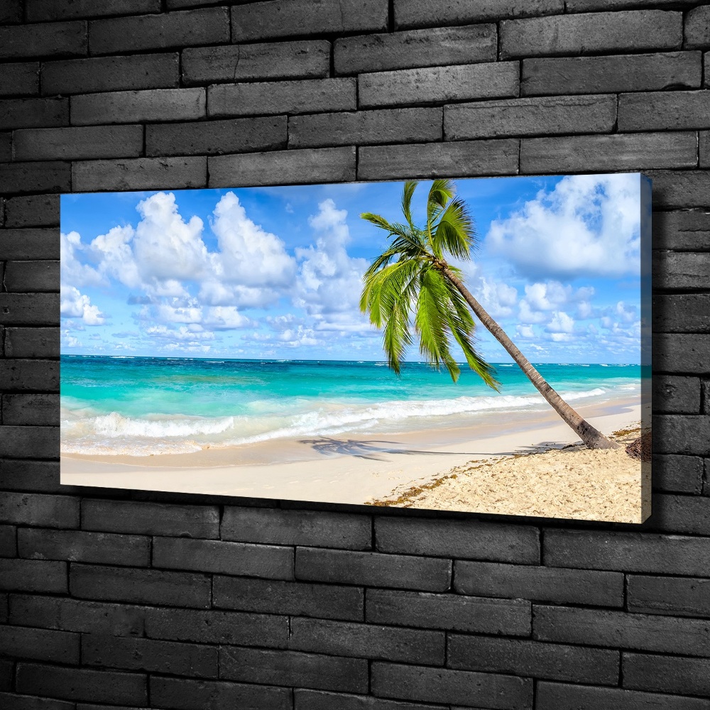 Tableau sur toile Plage tropicale