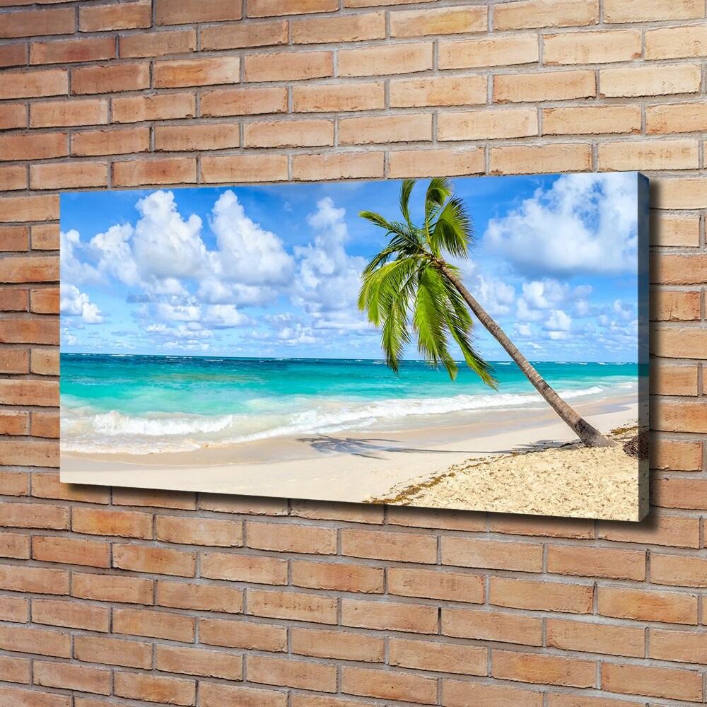 Tableau sur toile Plage tropicale