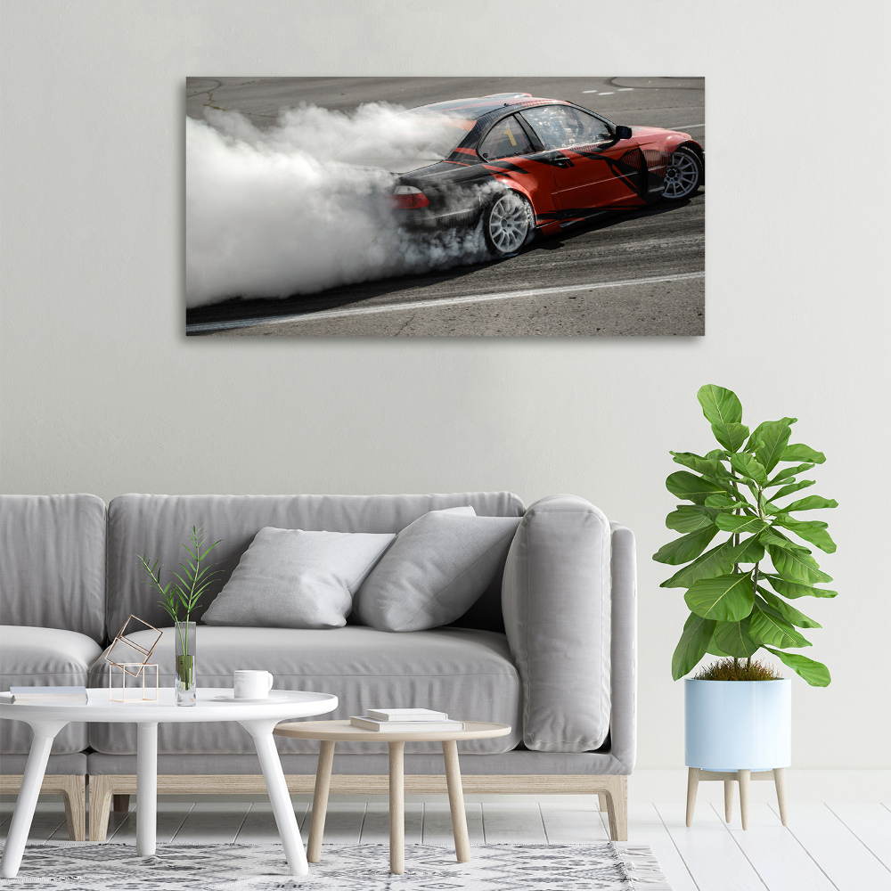 Tableau sur toile Piste de drift