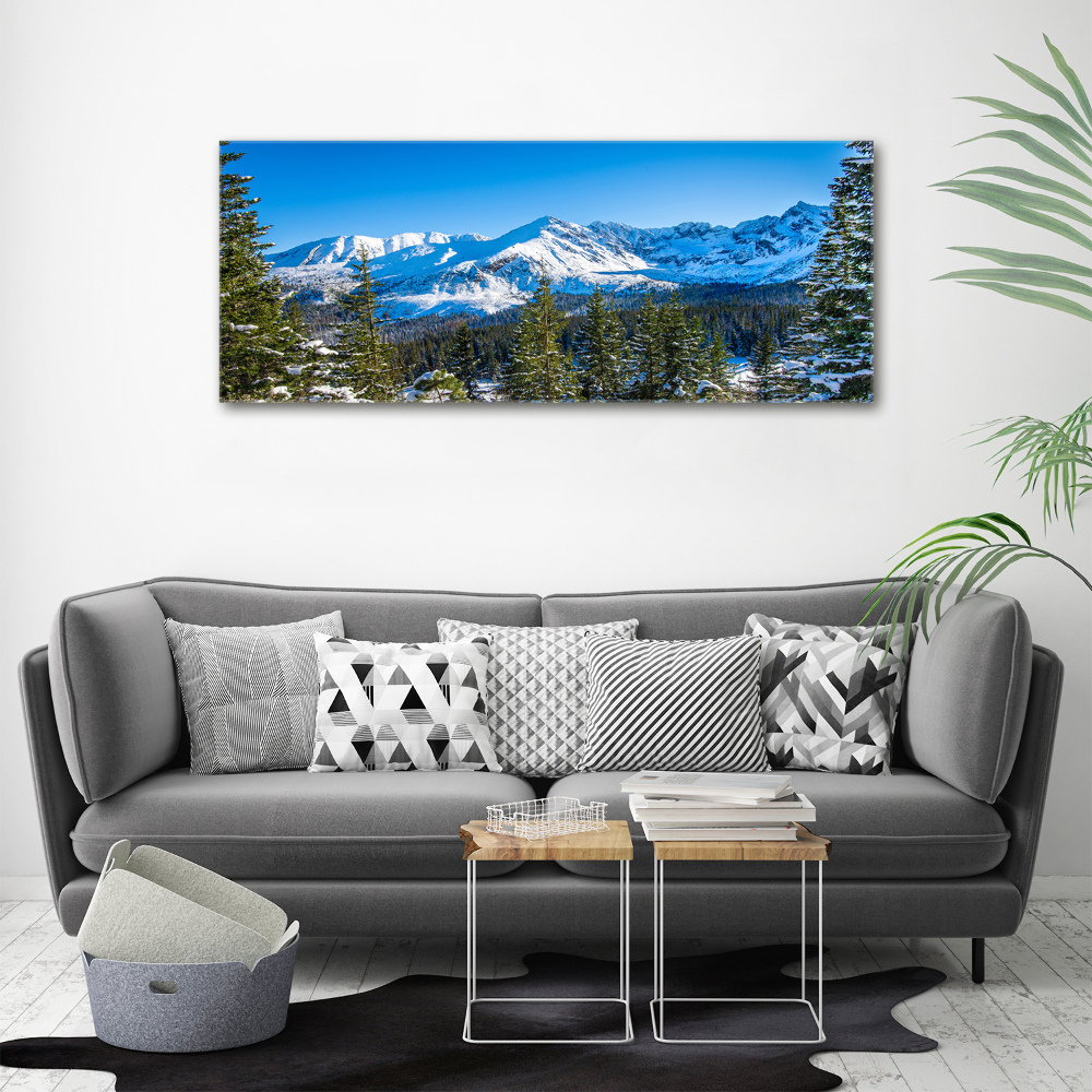 Tableau photo sur toile Panorama des Tatras