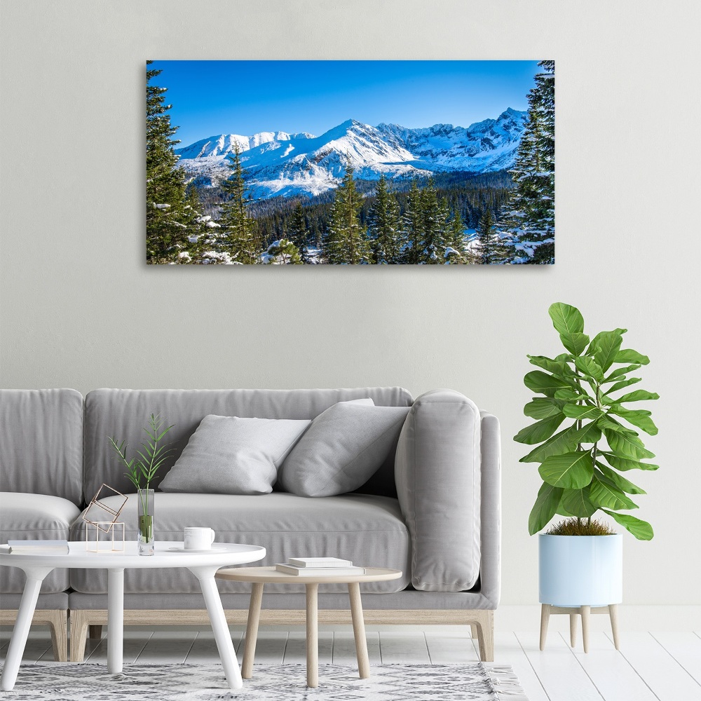 Tableau photo sur toile Panorama des Tatras