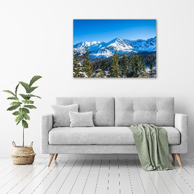 Tableau photo sur toile Panorama des Tatras