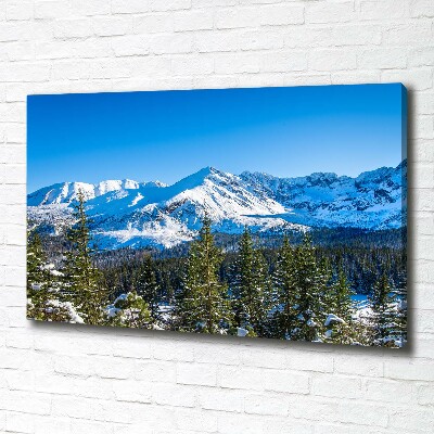 Tableau photo sur toile Panorama des Tatras