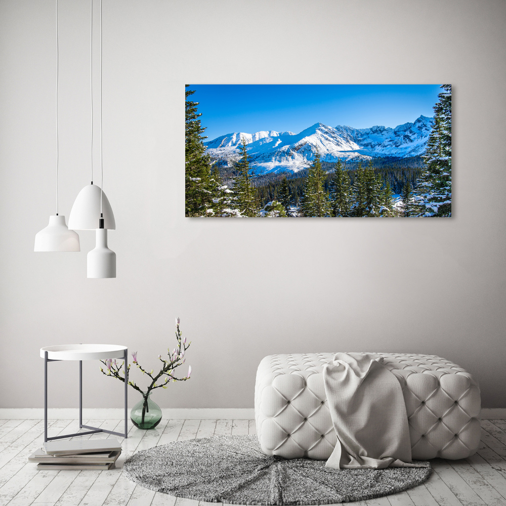 Tableau photo sur toile Panorama des Tatras