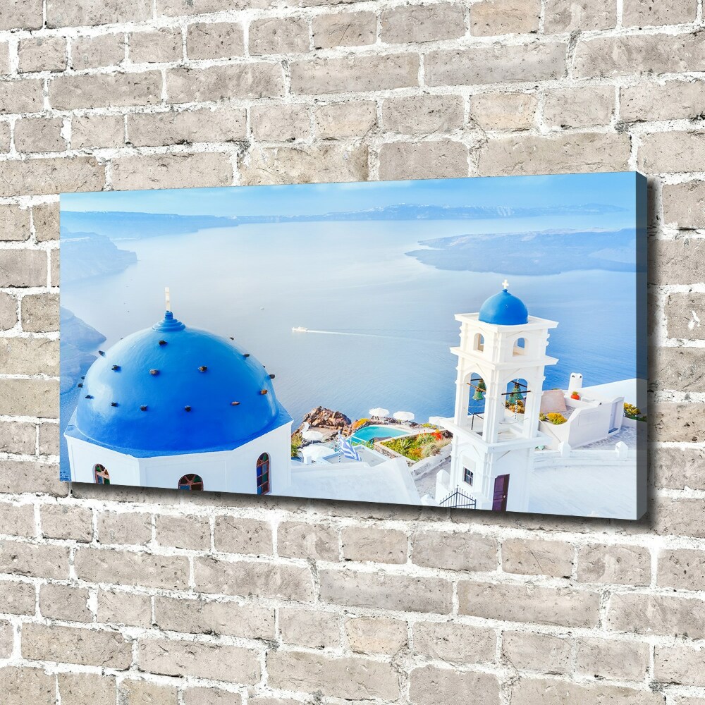 Tableau sur toile Santorin Grèce