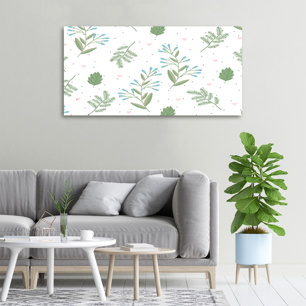 Tableau photo sur toile Feuilles