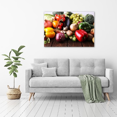 Tableau imprimé sur toile Légumes et fruits