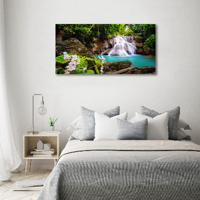 Tableau imprimé sur toile Chute d'eau en Thaïlande