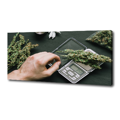 Tableau sur toile Cimes de cannabis