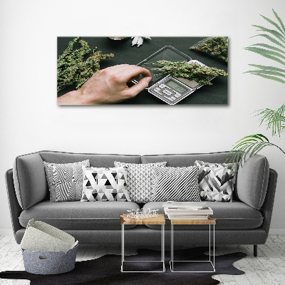 Tableau sur toile Cimes de cannabis