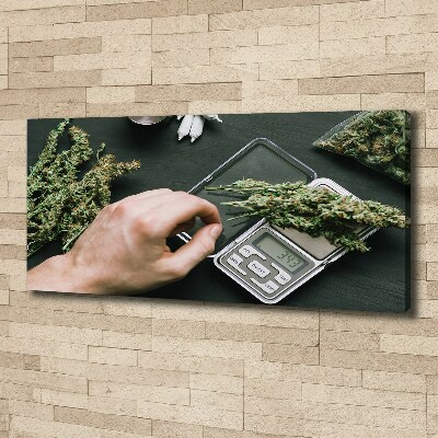 Tableau sur toile Cimes de cannabis