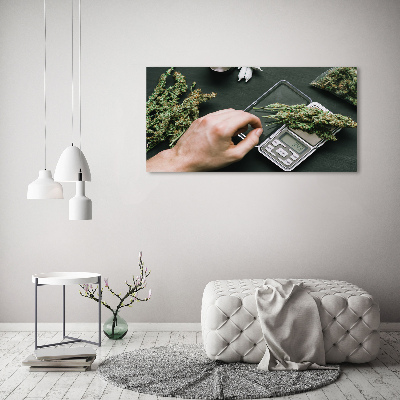 Tableau sur toile Cimes de cannabis