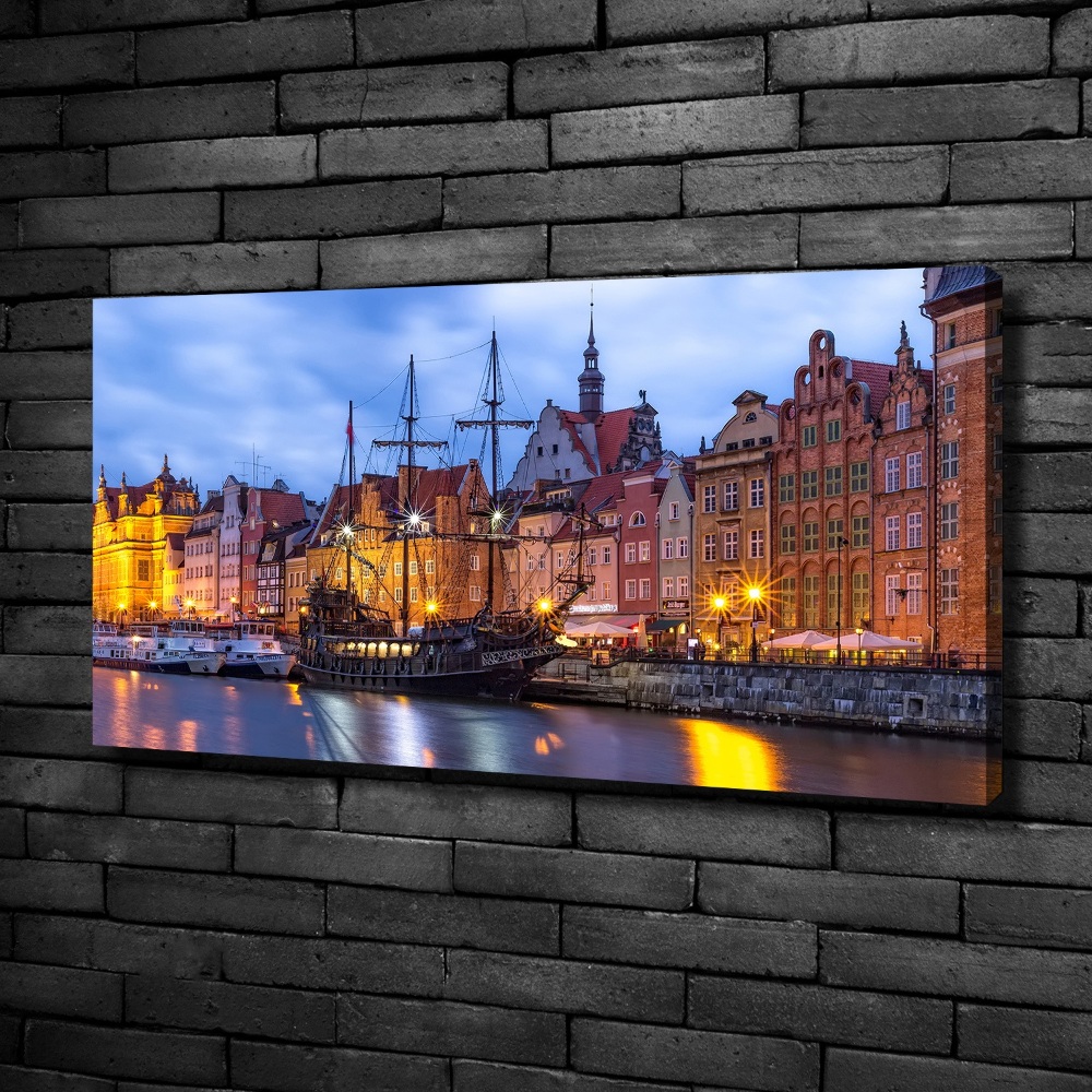 Tableau sur toile Gdansk Pologne