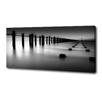 Tableau photo sur toile Brise-lames de la Tamise