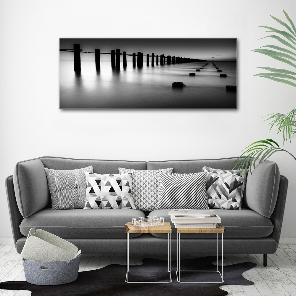 Tableau photo sur toile Brise-lames de la Tamise