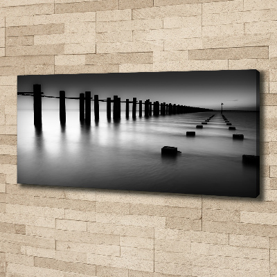 Tableau photo sur toile Brise-lames de la Tamise