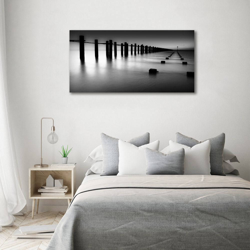 Tableau photo sur toile Brise-lames de la Tamise