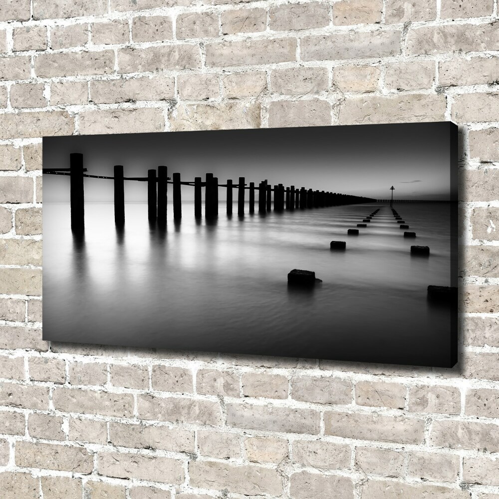 Tableau photo sur toile Brise-lames de la Tamise