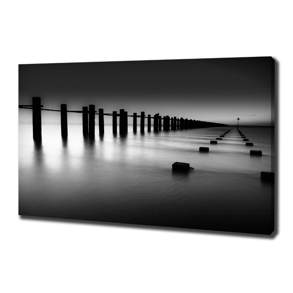 Tableau photo sur toile Brise-lames de la Tamise