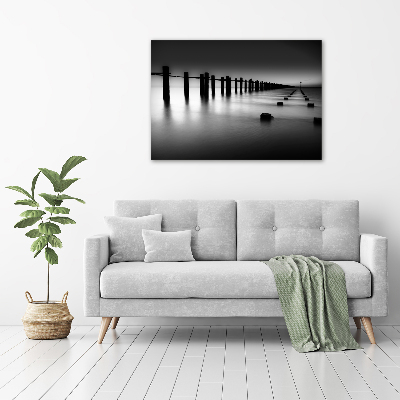 Tableau photo sur toile Brise-lames de la Tamise