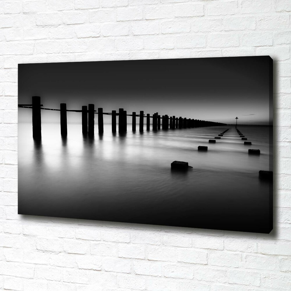 Tableau photo sur toile Brise-lames de la Tamise