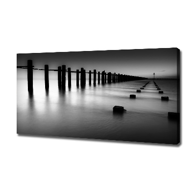 Tableau photo sur toile Brise-lames de la Tamise