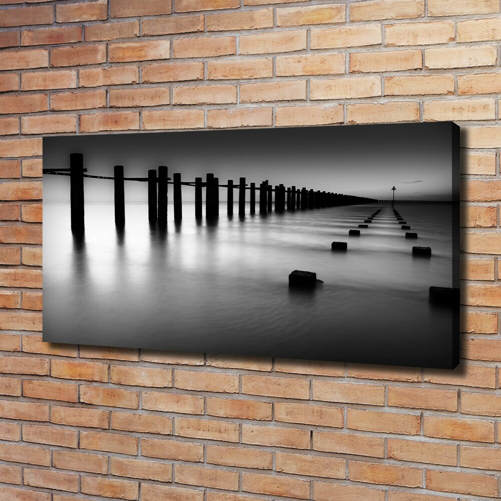 Tableau photo sur toile Brise-lames de la Tamise