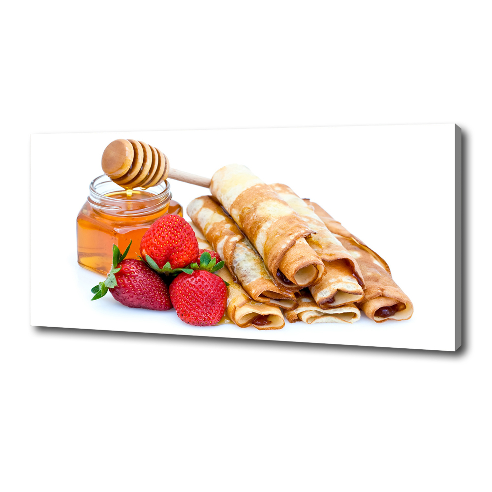 Tableau imprimé sur toile Délicieuses crêpes