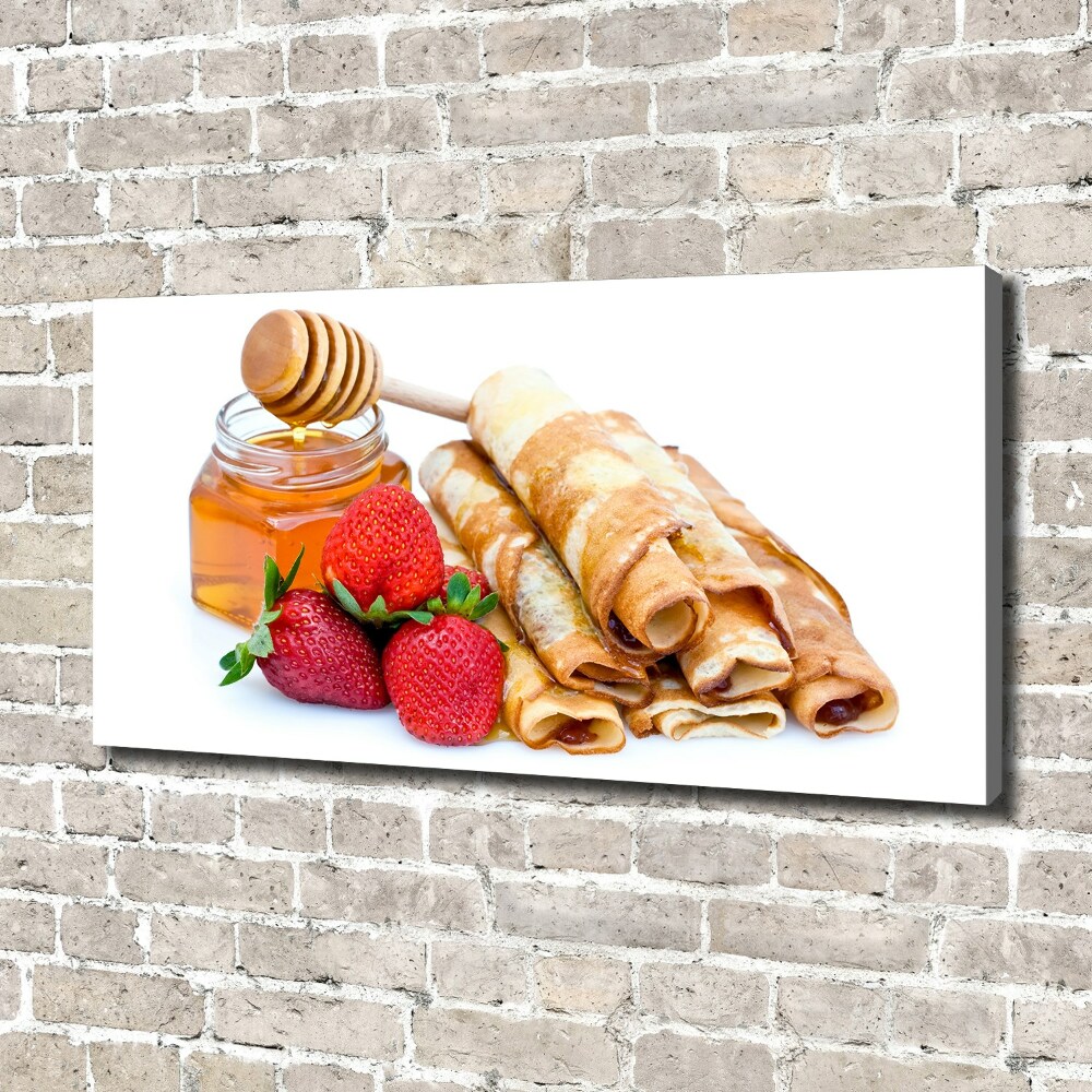 Tableau imprimé sur toile Délicieuses crêpes