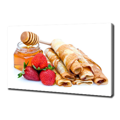 Tableau imprimé sur toile Délicieuses crêpes