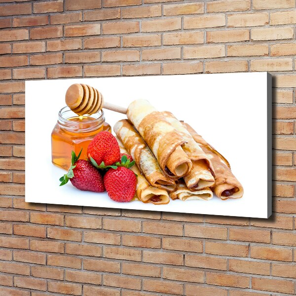 Tableau imprimé sur toile Délicieuses crêpes