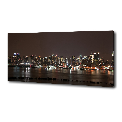 Tableau sur toile New York la nuit