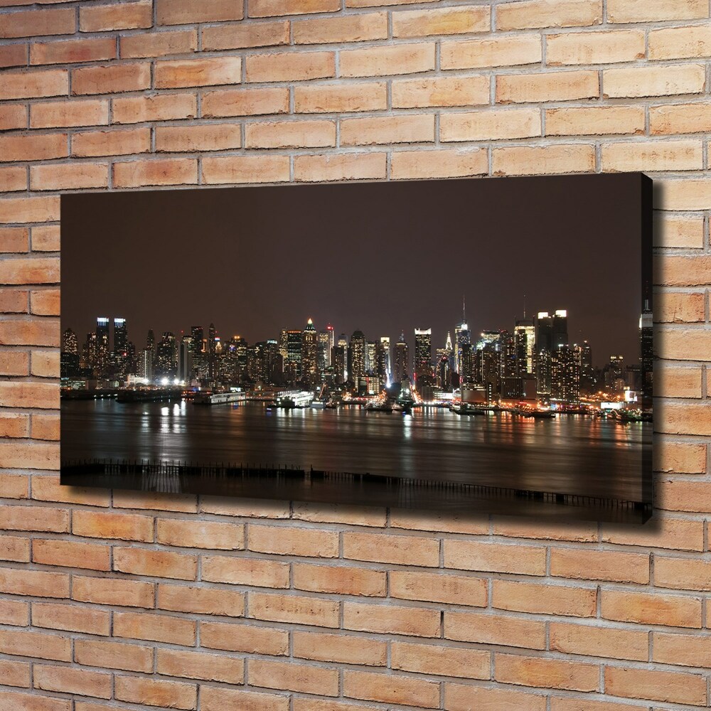 Tableau sur toile New York la nuit