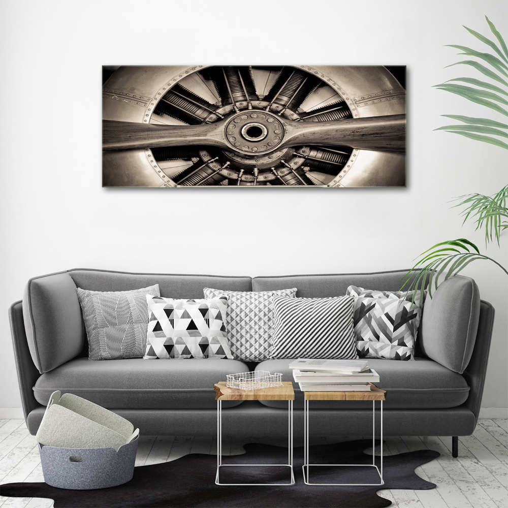 Tableau mural sur toile Moteur d'avion