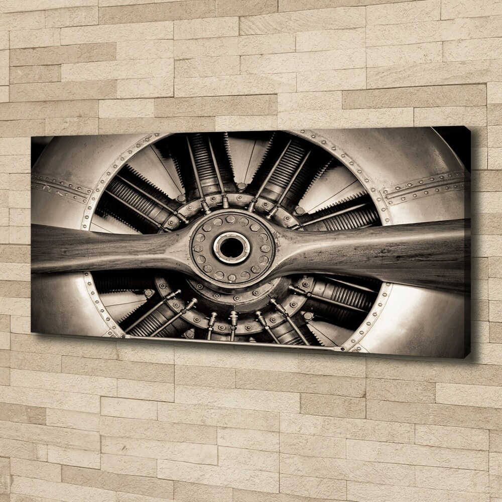 Tableau mural sur toile Moteur d'avion